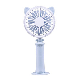 Wewoo Ventilateur USB de nuit torsadée Sunshine avec rotation à 180 degrés & vitesse du vent 2 bleu