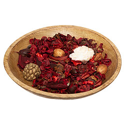 Atmosphera, Createur D'Interieur Pot pourri plantes Paola 140 g en bois Fruits rouges - ATMOSPHERA