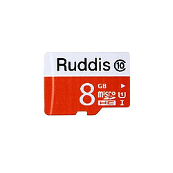 Wewoo Carte mémoire Ruddis 8 Go haute vitesse classe 10 TF / Micro SDXC UHS-1 U1