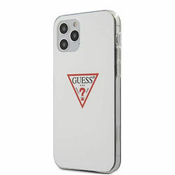 Guess Maroquinerie Guess GUHCP12MPCUCTLWH Collection Triangle Coque de Protection pour iPhone 12/12 Pro 6,1`` Blanc