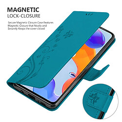 Cadorabo Coque Xiaomi RedMi NOTE 11 PRO 4G / 5G Etui en Bleu pas cher