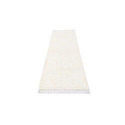 Avis Vidal Tapis de couloir en laine 302x79 beige Darya