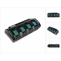 Chargeur 4 batteries Makita Makstar LiIon 144 18 V DC18SF