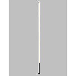 Inspired Lampadaire, LED 40W, 3000K, 2400lm, Dimmable, Noir, 3 ans de garantie