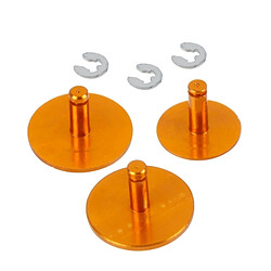 Avis Wewoo Pour GoPro Hero 3+ Orange Jeu de 3 boutons en aluminium anodisé couleur PCS