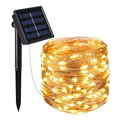 Lumi Jardin Guirlande lumineuse solaire 100 micro SKINNY SOLAR 100 Cuivre Cuivre 11,5M