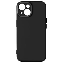 Avizar Coque Silicone pour iPhone 15 Plus Caméra Protégée Soft Touch Série Sweet Noir