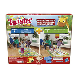 Twister Junior - tapis réversible 2-en-1 évolutif - Jeu de société junior - Hasbro Gaming pas cher