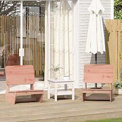 vidaXL Chaises de jardin lot de 2 60x64x70,5 cm bois massif de douglas