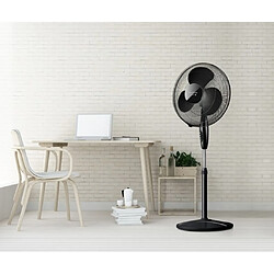 Taurus Ventilateur sur pied GRECO 16 CR ELEGANCE 40 cm 40W noir