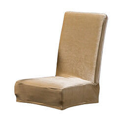 Acheter Housse de siège de coussin de chaise de salle à manger extensible de poil de renard kaki