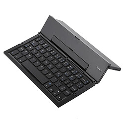 Acheter Wewoo Clavier Bluetooth V3.0 pliable ultra-mince, support intégré, prise en charge des systèmes Android / iOS / Windows (noir)