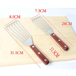 wok turner spatule pelle ustensiles de cuisine friture grill poisson steak acier l pas cher