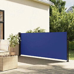 vidaXL Auvent latéral rétractable bleu 117x300 cm