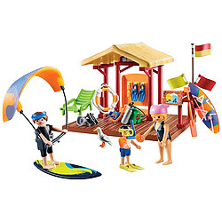 Playmobil® Playmobil Coffret Espace de Sports Nautiques avec Figurines et Accessoires Multicolore