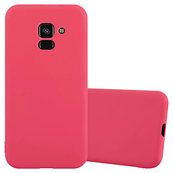 Cadorabo Coque Samsung Galaxy A8 PLUS 2018 Etui en Rouge