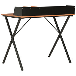 Acheter Helloshop26 Bureau table poste de travail meuble d'ordinateur informatique étude et 80 x 50 x 84 cm noir 02_0023928