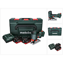 Metabo STA 18 LTX 100 Scie sauteuse sans fil 18 V (601002840) + 2x Batteries 10,0 Ah + Chargeur + Coffret MetaLoc