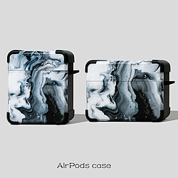 GUPBOO Airpods Coque Housse Étui Protecteur Compatible pour AirPods 3-Ins marbre motif personnalité féminine