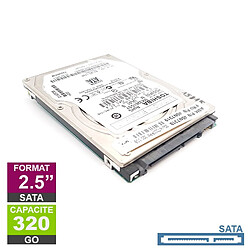 Disque Dur 320Go SATA 2.5 Toshiba MK3261GSY 7200rpm 8Mo