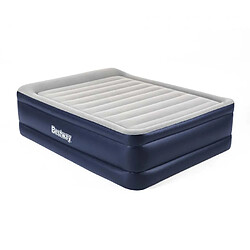 Bestway Matelas pneumatique Tritech 2 places 203x152x61cm Bleu et gris