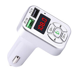 Acheter Chargeur de voiture Bluetooth 3.1A Carte de Charge Rapide FM de Voiture Bluetooth MP3 Transmetteur Argent