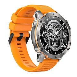 Avis Yonis Montre Connectée IP67 BT5.1 1.43' Sante Appel Voix Orange