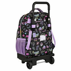 Cartable à roulettes Monster High Creep Noir 33 X 45 X 22 cm