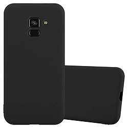 Cadorabo Coque Samsung Galaxy A8 PLUS 2018 Etui en Noir