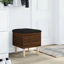 Avis Maison Chic Banc de rangement | Meuble de rangement d'Entrée | Coffres d'Intérieur chêne marron 42x42x46 cm bois d'ingénierie -MN42379