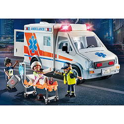 Playmobil® Playmobil Véhicule d'Ambulance Playmobil City Action avec Figurines et Accessoires Multicolore