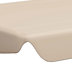 Acheter vidaXL Toit de rechange de balançoire beige 150/130x105/70 cm