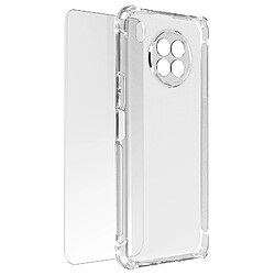 Avizar Pack Protection Huawei Nova 8i et Honor 50 Lite Coque + Verre Trempé Transparent