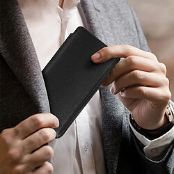 Avizar Pochette Smartphone jusqu'à 5.5'' Cuir Italien Intérieur Soft touch Slim Noir pas cher