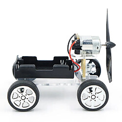 Universal DIY WIND POWER CAR ASSEMBLE MODÈLE SCIENCE MATÉRIAUX MATÉRIAUX SCHOOLS PROJETS Enseignement aux enfants éducatifs T