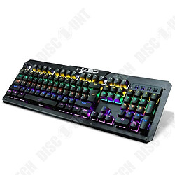 Acheter Tech Discount TD® Clavier Gamer Mécanique Rétro éclairage Couleur Noir RGB Touches hauteur ajustable parfait usage Gaming haute qualité