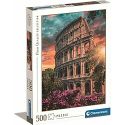 Clementoni - Flavian Amphitheatre - Puzzle de 500 Pièces - Jeu de Patience et de Réflexion - Format Portrait - Image Net - 49 x 36 Cm - À Partir de 14 Ans