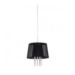 Luminaire Center Suspension moderne en cristal Luisa Noir