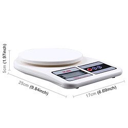 Avis Wewoo Balance pour cuisine de portative électronique de haute précision numérique de 1gpesant au maximum 1kg