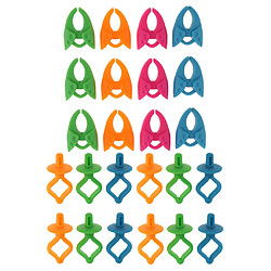 48 pcs Clips De Porte-Bobines Multicoloré Assortie Loisir Créatif Accessoire Couture Artisanat