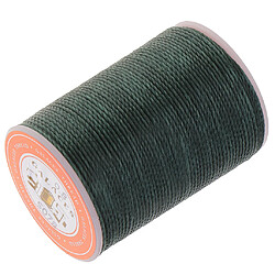 Acheter Fil de cire polyester rond 0.8mm couture couture bricolage vert noir