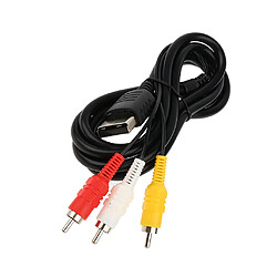 Pour Sega Dreamcast Audio Vidéo Câble Composite RCA Connexion Cordon AV 1.8m / 6ft Longueur pas cher