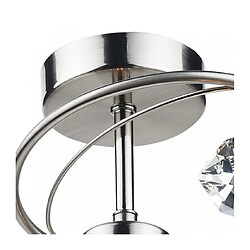 Luminaire Center Luther Plafonnier Chrome Satiné 4xG9