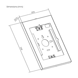 Acheter Kimex Support tablette universel pour Apple et Samsung 9.7''-11'', Blanc