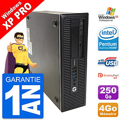 PC HP ProDesk 600 G1 SFF Intel G3220 RAM 4Go Disque Dur 250Go Windows XP - Occasion