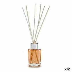 Acorde Bâtonnets Parfumés Cannelle - 30 ml (12 Unités) Bâtonnets parfumés - Arôme Cannelle - 30 ml - Verre/Rotin/Plastique - Lot de 12 unités