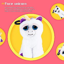 Universal Amusant mignon changement d'expression faciale animaux farcis peluche poupée pour cadeau