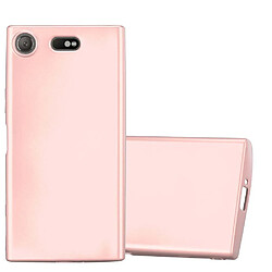 Cadorabo Coque Sony Xperia XZ1 COMPACT Etui en Rose