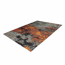 Acheter Paris Prix Tapis Vintage à Poils Courts Blaze Multicolore 115 x 170 cm