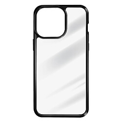 Avizar Coque pour iPhone 15 Pro Max Rigide Contour Souple Antichoc Solid Frame Noir